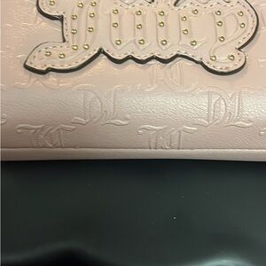 Juicy Couture Cream Embossed Clutch